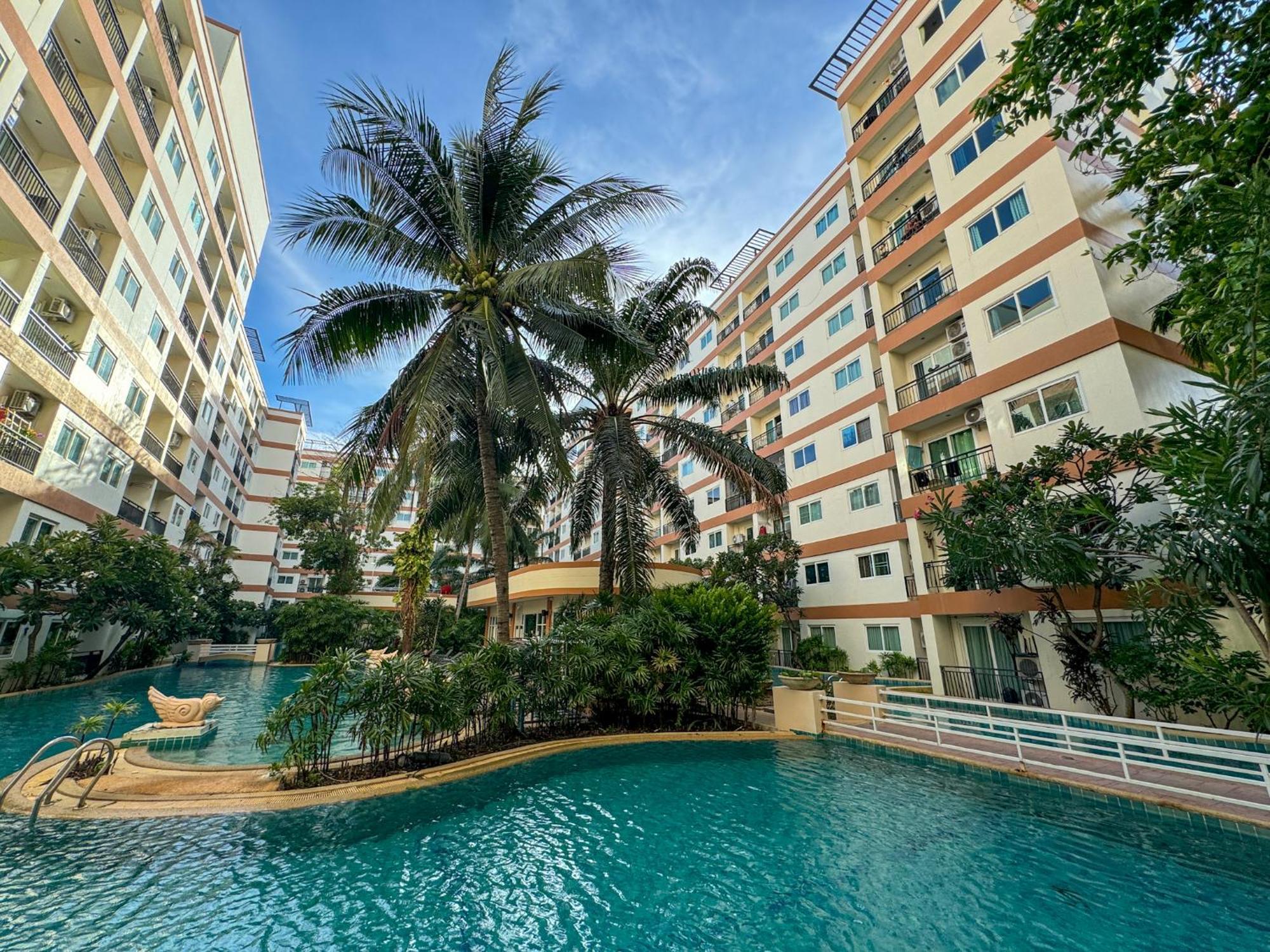 卧室直达泳池 全网最低价 到中天海滩5分钟 Jomtien Beach Εξωτερικό φωτογραφία
